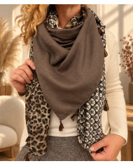 Écharpe patchwork Yasna