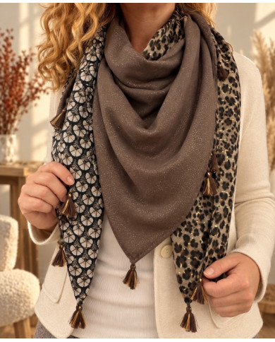Écharpe patchwork Yasna
