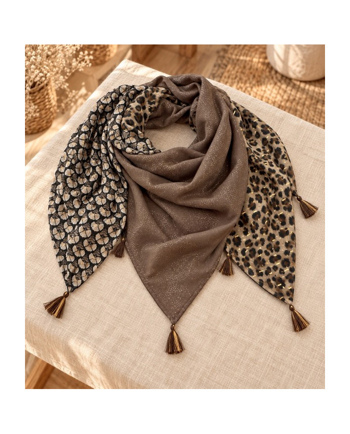 Écharpe patchwork Yasna