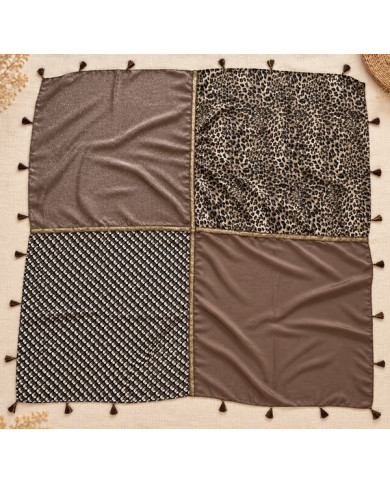 Écharpe patchwork Yasna