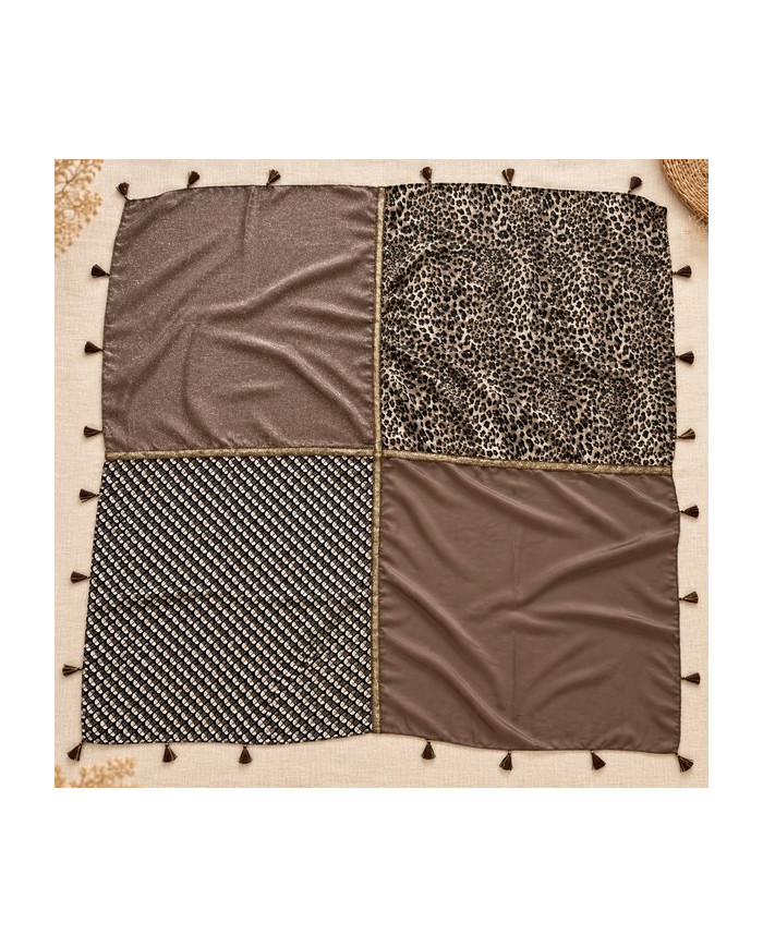 Écharpe patchwork Yasna