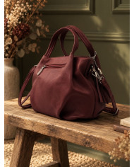Petit sac à main bordeaux Rollia