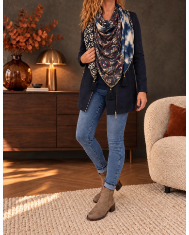 Écharpe patchwork Imane