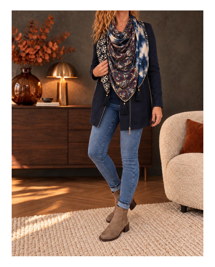 Écharpe patchwork Imane