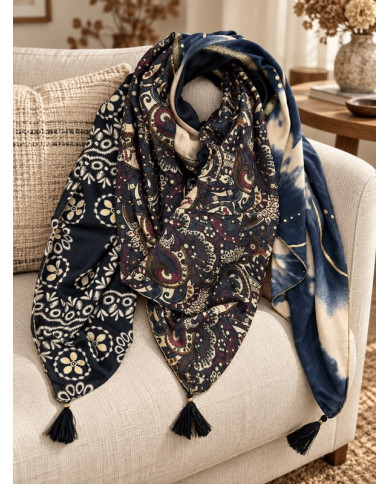Écharpe patchwork Imane