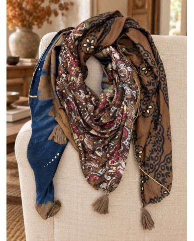 Écharpe patchwork Lola