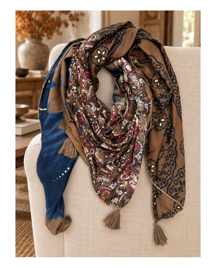 Écharpe patchwork Lola