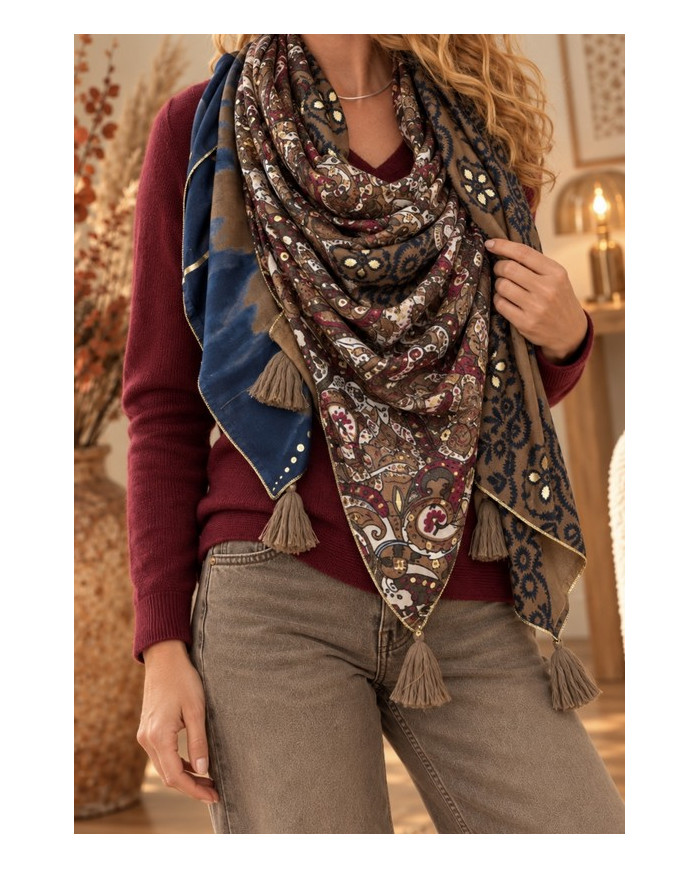 Écharpe patchwork Lola