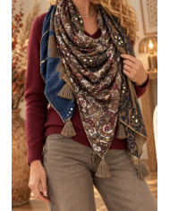 Écharpe patchwork Lola