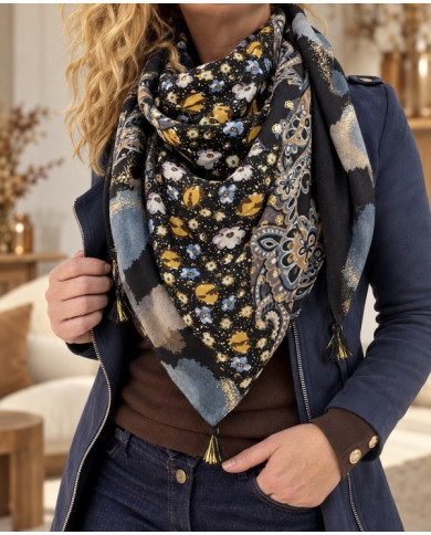 Écharpe patchwork Malika