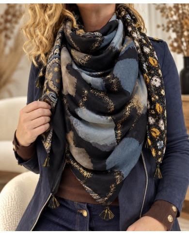 Écharpe patchwork Malika