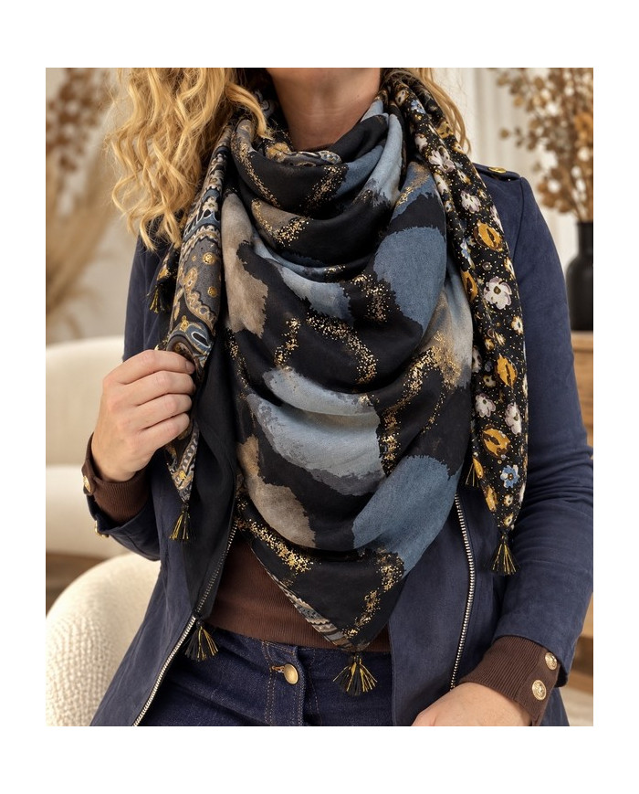 Écharpe patchwork Malika