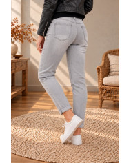 Jean mom gris clair Polly