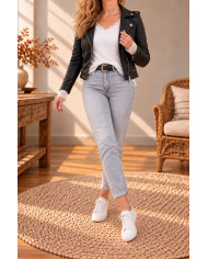 Perfecto en simili noir