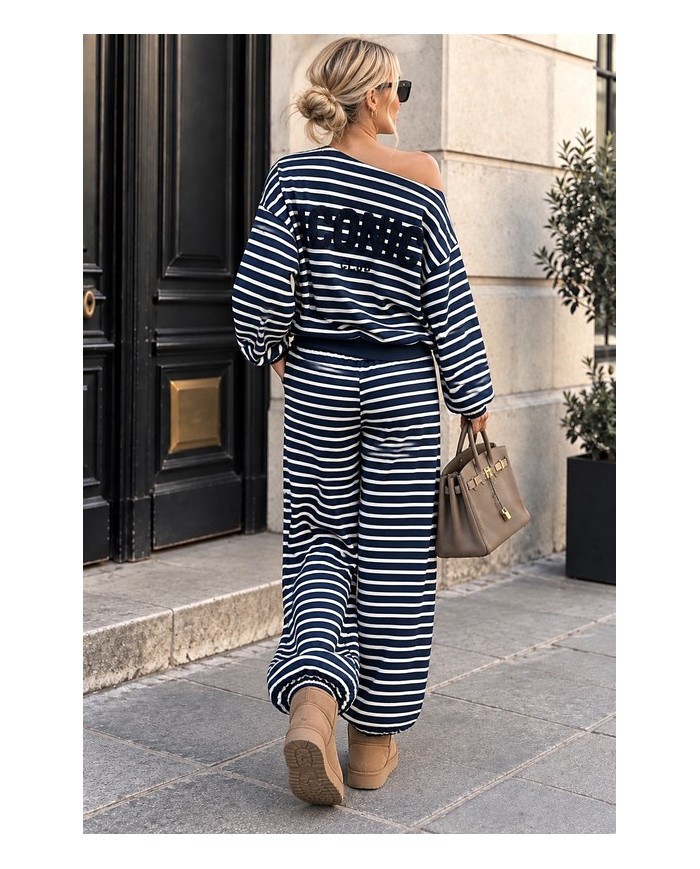 Ensemble cocooning "Iconic" bleu marine Assia