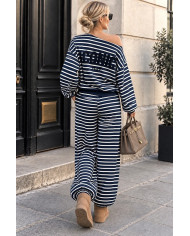 Ensemble cocooning "Iconic" bleu marine Assia