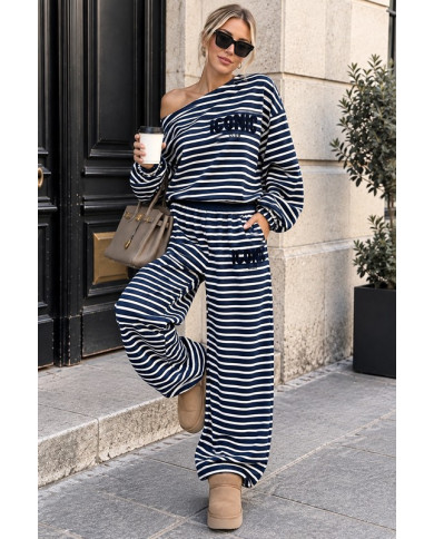 Ensemble cocooning "Iconic" bleu marine Assia