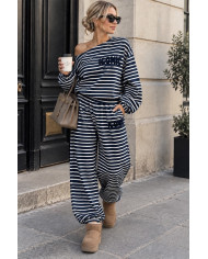 Ensemble cocooning "Iconic" bleu marine Assia