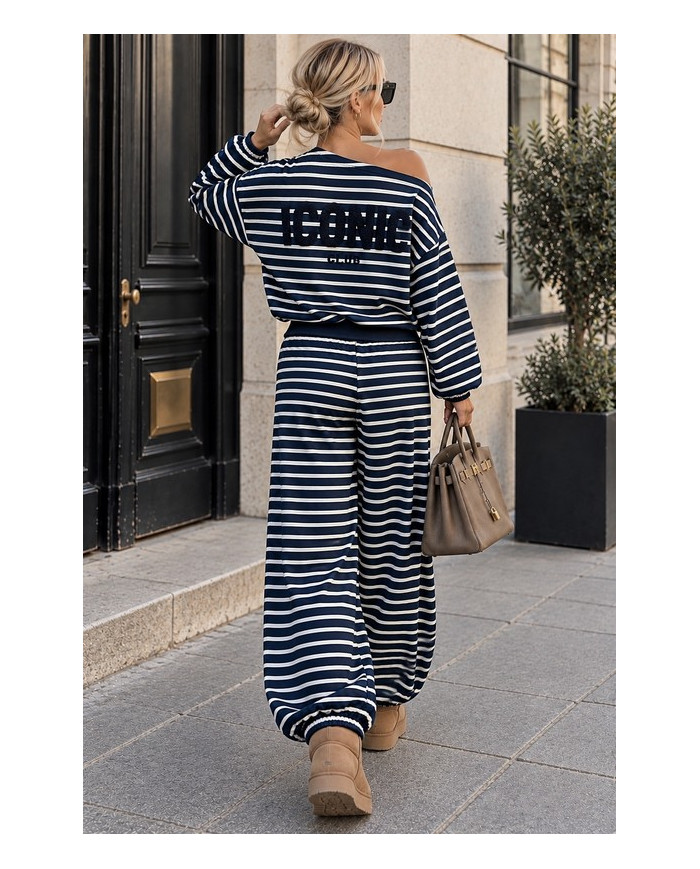 Ensemble cocooning "Iconic" bleu marine Assia