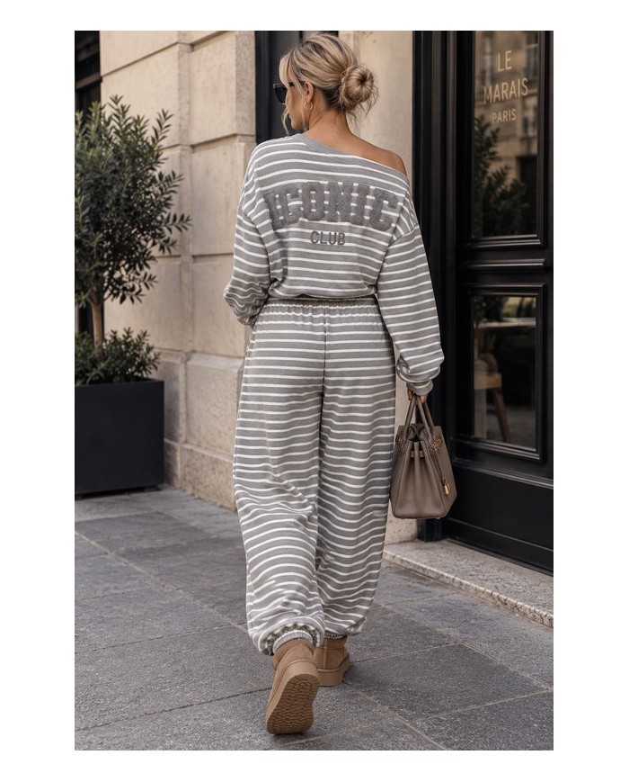 Ensemble cocooning "Iconic" gris Lina