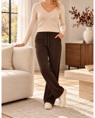Pantalon confort beige Clément