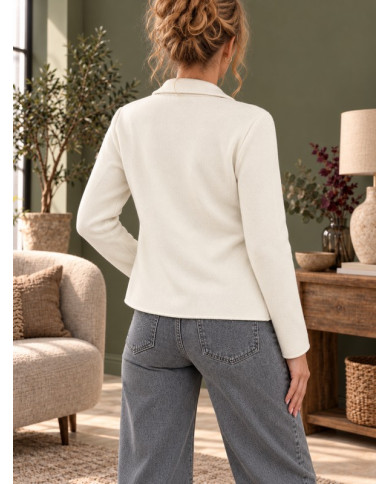 Veste toute douce écru