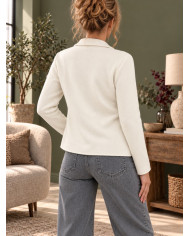 Veste toute douce écru