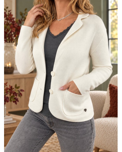 Veste toute douce écru
