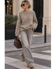 Pull doux et bien chaud taupe