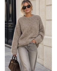 Pull doux et bien chaud taupe