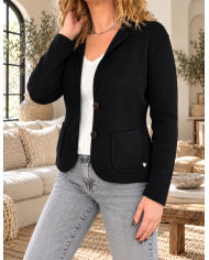 Veste toute douce noire