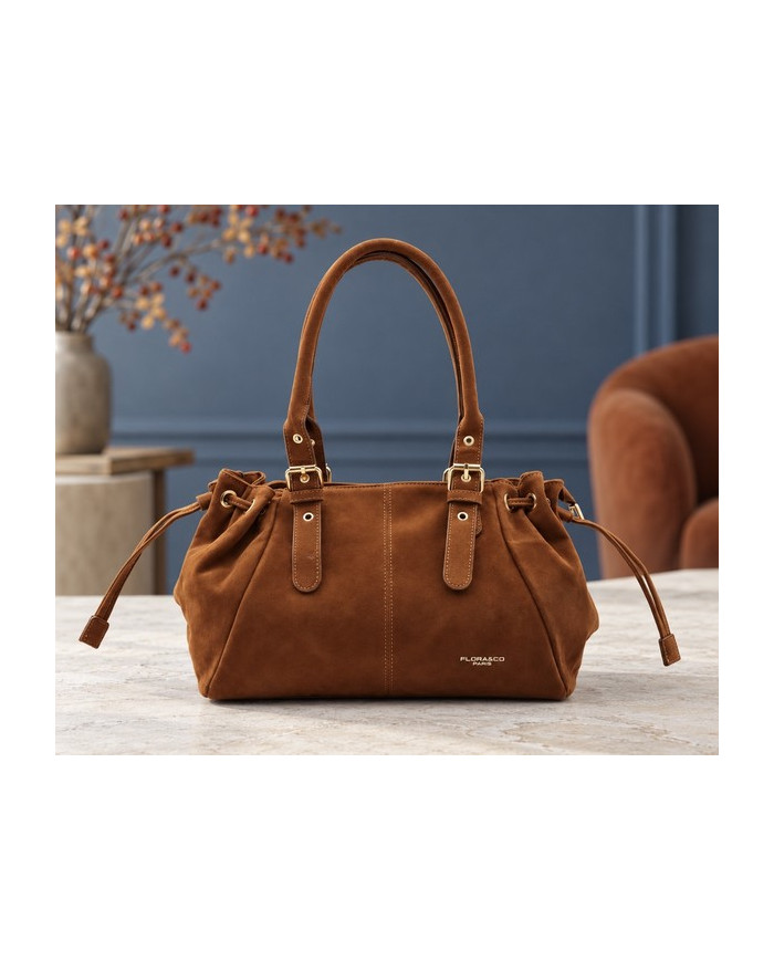 Sac en daim camel Louna