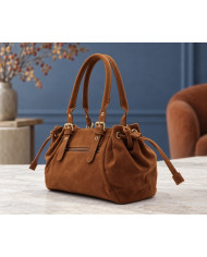 Sac en daim camel Louna