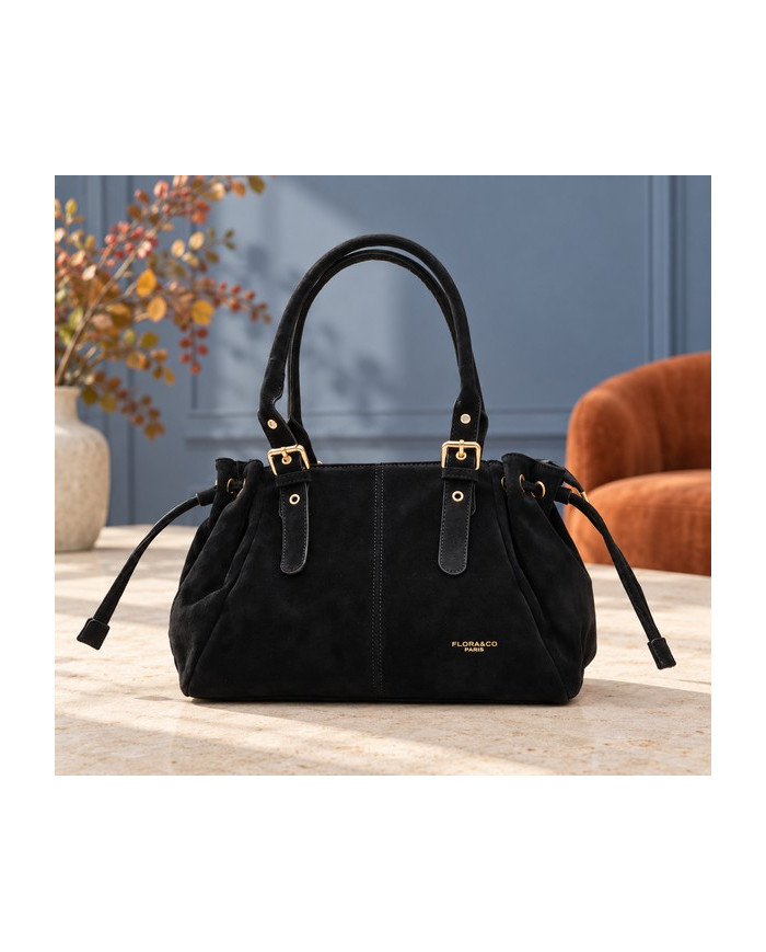 Sac en daim Charly noir