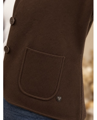 Veste toute douce chocolat