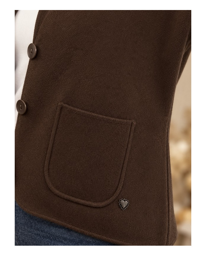 Veste toute douce chocolat