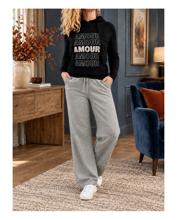 Pantalon de jogg gris Cosmo