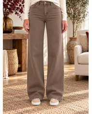 Pantalon large choco medium Tino