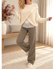 Boléro croisé beige