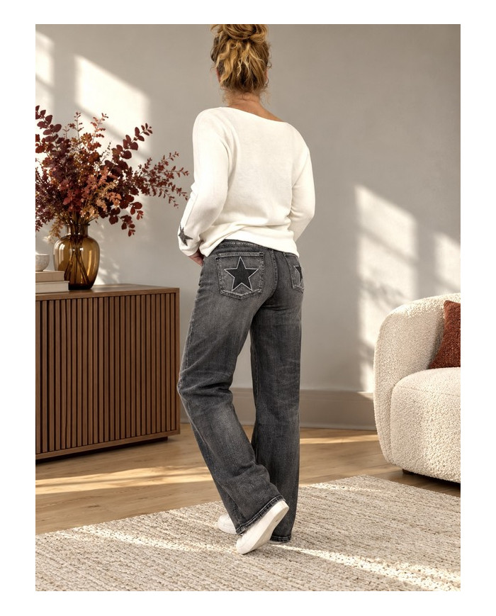 Jean wide leg gris used Benji