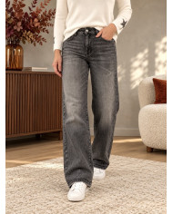 Jean wide leg gris used Benji