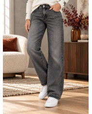 Jean wide leg gris used Benji