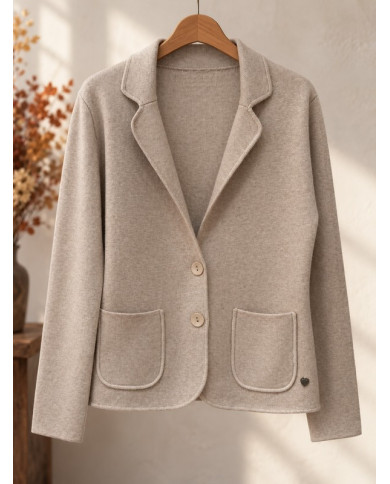 Veste toute douce beige