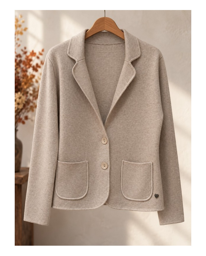 Veste toute douce beige