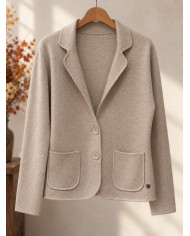 Veste toute douce beige