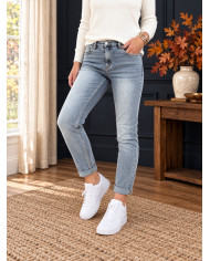 Pantalon en simili noir Melly