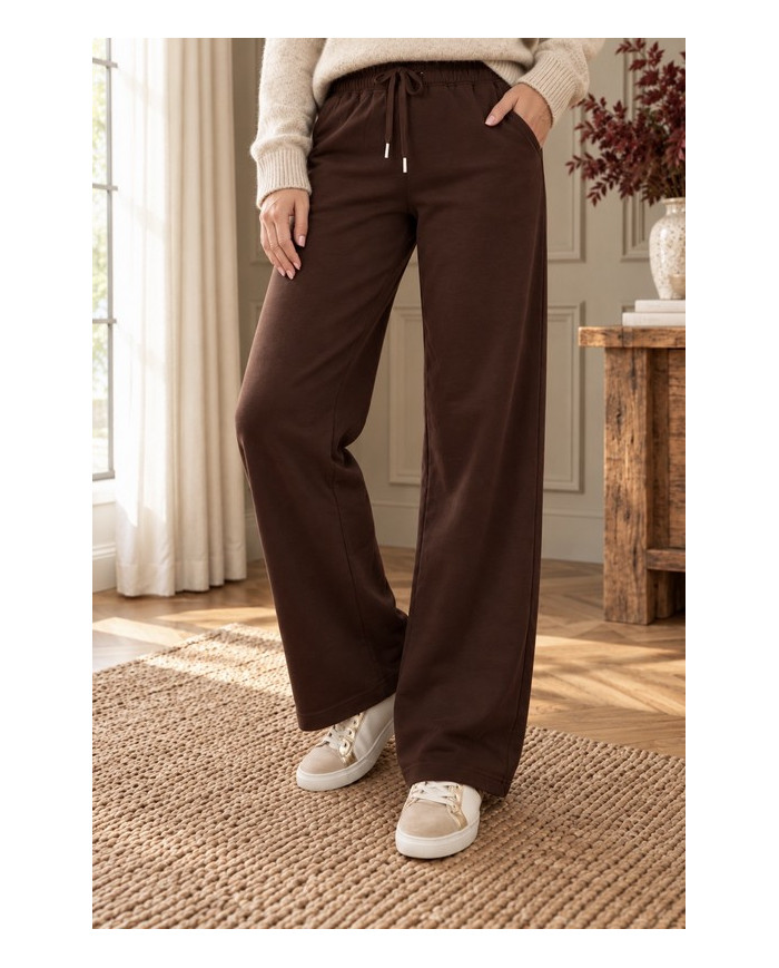 Pantalon de jogg marron chocolat Amael