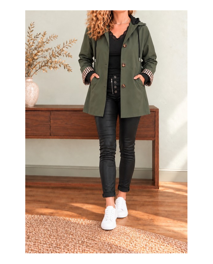 Pantalon en simili noir Melly