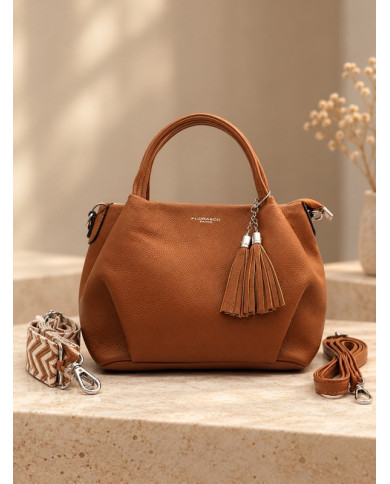 Petit sac à main camel Karia