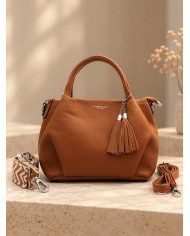Sac en daim bordeaux Tessia